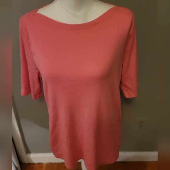 Charter Club Tops - Pima Cotton CharterClub Luxury Pink Shirt Size XL